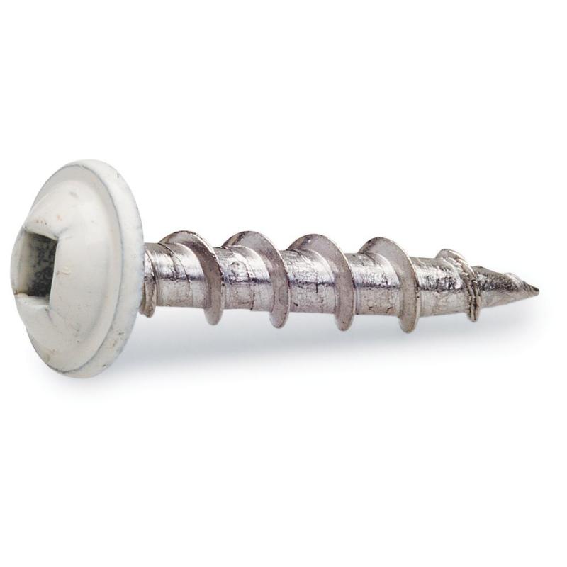 Fönsterbleckskruv Rostfri A4, Vit, 3,5x25mm, 250st, Fast 285604