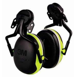 Ear Muff X4, Helmet Mount P5, High Visibility, Peltor