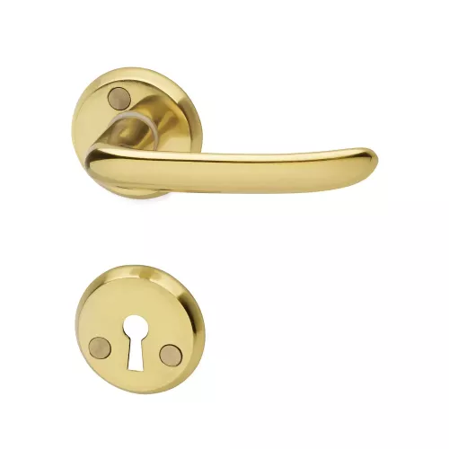 Dørgreb A696 Poleret Messing, Habo 18367