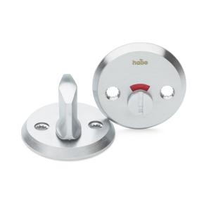 WC-Fittings A265 Brushed Chrome, Habo 18379