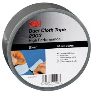 Woven Tape 2903, 48mmx50m, Silver, 3M