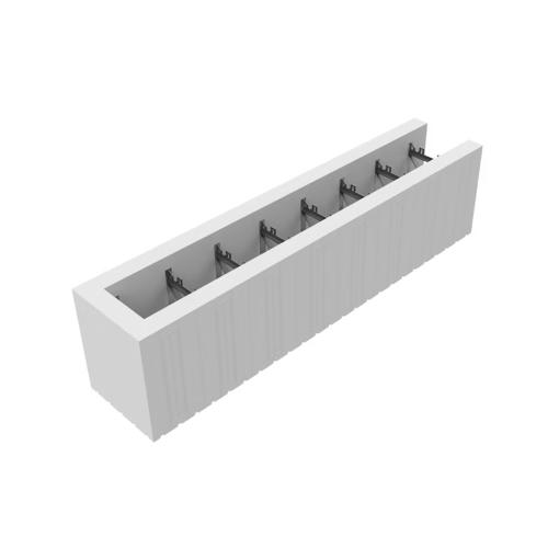 Avslutningsblock Thermomur 250X300X1200MM Slutet