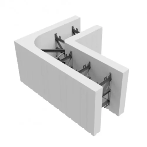 Avslutningsblock Thermomur 250X Hörn Höger Jackon