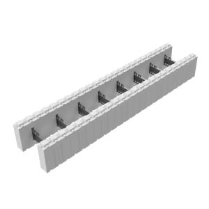 Half-Block Insulation Element Thermomur 250X Open 0.18m² BEWI