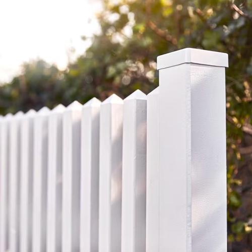 Post Cap Flat 71x71mm White Jabo 36213