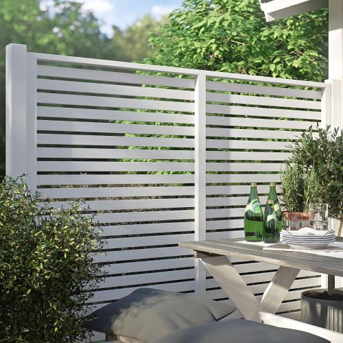 Screen 159x159cm Horizont 1 White Jabo 37112