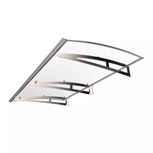 Entrance Roof 1800x1000mm Silver/Clear Glass Jabo 37353
