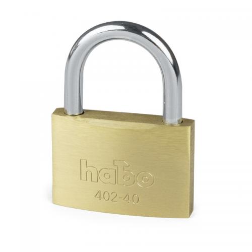 Hänglås 402-40, Mässing, Habo 17302
