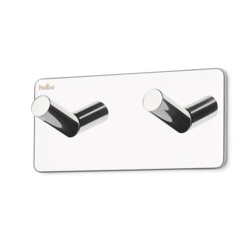 Dobbeltkrog Edge, Poleret Rustfri, Habo 18998