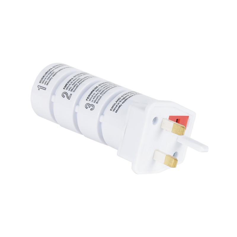 Rejseadapter Sæt E:ZO 16A 250V Hvid Bårebo 963634