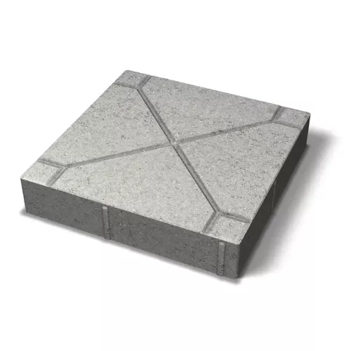 Markplatta Katedral 350x350x60mm Benders 2170007F