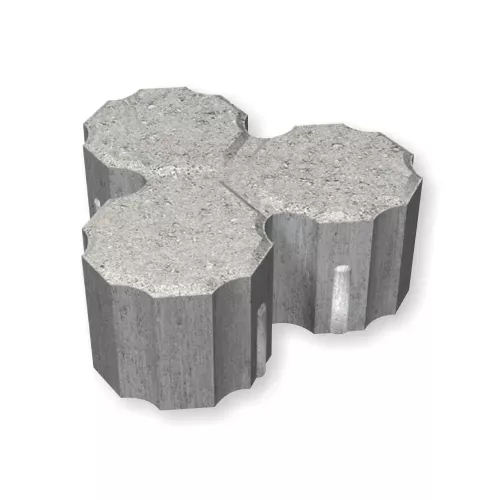 Marksten Delta Drain Fasad Grå 80mm Benders