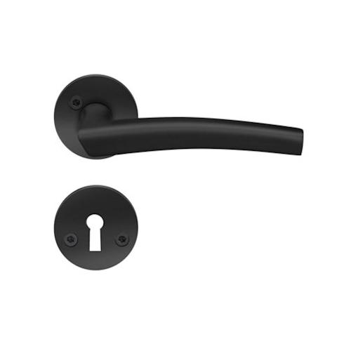 Indvendigt Dørhåndtag Spar 120mm Mat Sort Beslagboden B290BNS