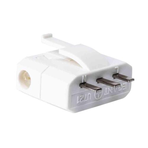 Lampestik DCL Til Loft/Vægstik 2Polet + Jordet 230V IP20 Hvid Gelia