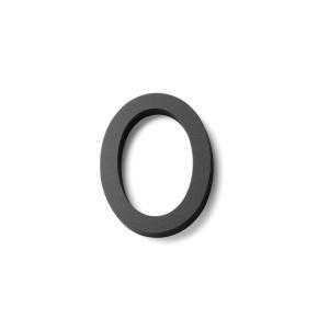 House Number Modern Small Black, Habo