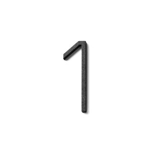 House number 1 Contemporary Small 79x25.5mm, Black, Habo 18773