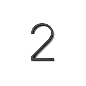 House Number 2 Contemporary Small 8x481mm, Black, Habo 18774