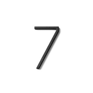 House Number 7 Contemporary Small 79x45mm, Black, Habo 18779