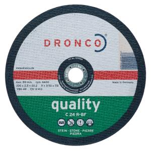 Cutting Disc Quality Stone, 230mm, 25pcs, Dronco