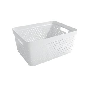 Storage Basket Star Basket 13L, White, 10pcs, Nordiska Plast​