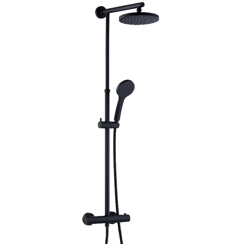 Takduschpaket ADORA Infigo 'L' Borstad Svart 150 c/c