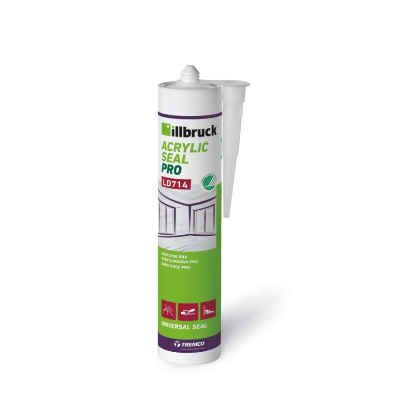 Akrylfuge Pro LD714, 310ml, 12stk, Illbruck