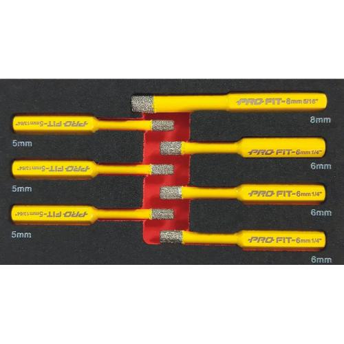Diamantborrsats 7 delar 5-8MM PROFIT