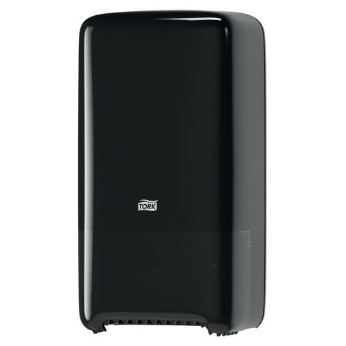 Dispenser toalettpapper T6 Mid-size Twin Tork Svart