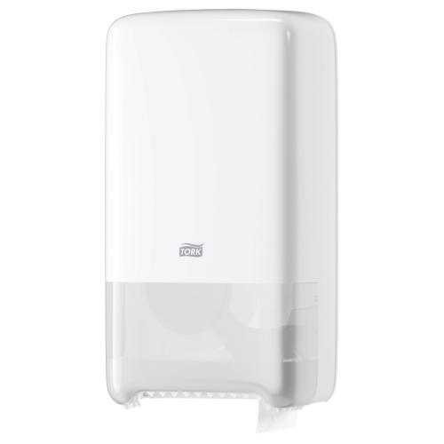 Dispenser toalettpapper T6 Mid-size Twin Tork Vit