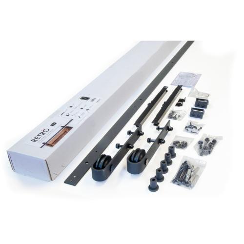 Skjutdörrsats Retrö Inkl. 2M Skena
