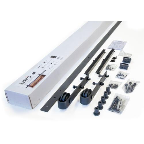 Skjutdörrsats Retrö Inkl. 2,4 M Skena