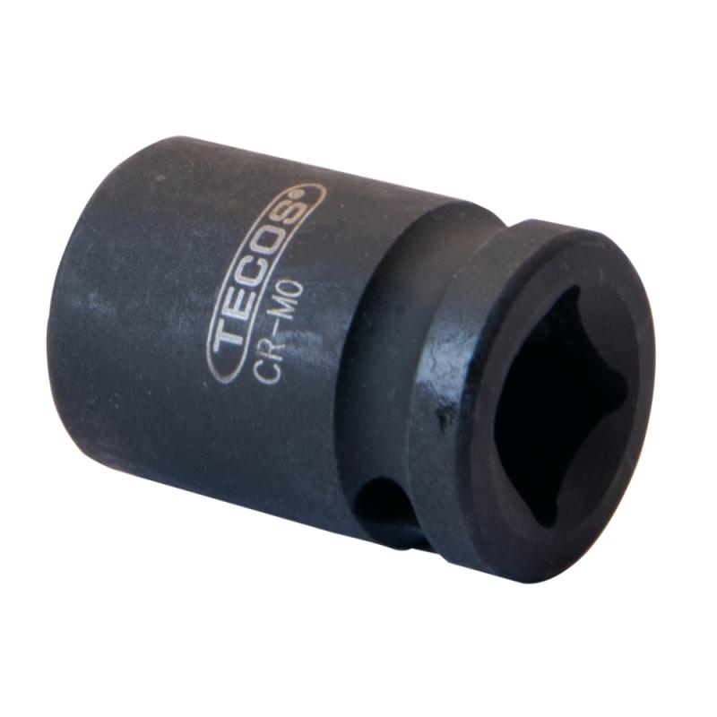 Strømstik 1/2 27mm Tecos