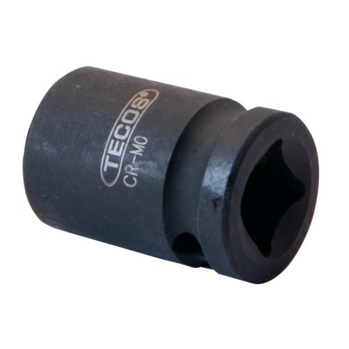 Strømstik 1/2 27mm Tecos