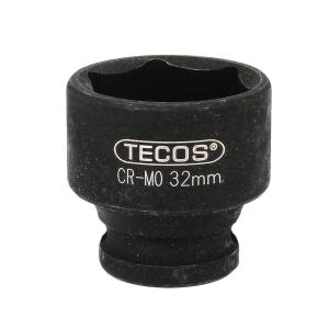 Strømstik 1/2" 32mm Tecos