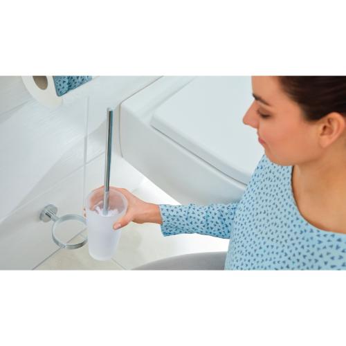 Toalettborste Smooz Självhäftande Frostatglas Tesa