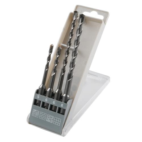 Hammerboresæt SDS-Plus 4 Dele​ HM Wolfcraft