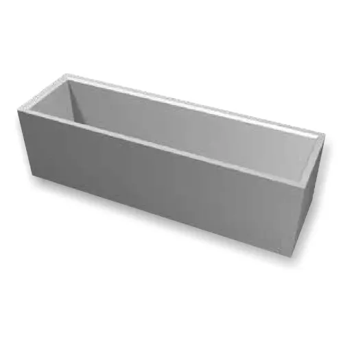 Planteringslåda Grå 2050x600x600mm Benders