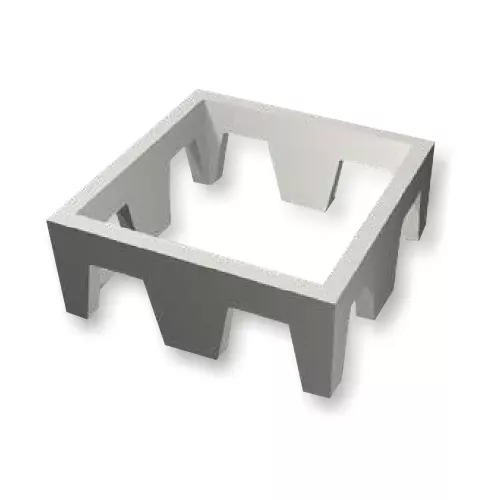 Trädgropsfundament Grå 1500x1500mm Benders