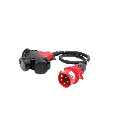 Stikdåse, 400-230V, 0,5m, 3-Vejs, Garo 2466386