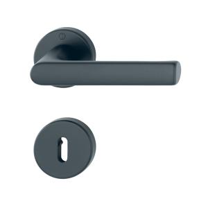 Trycke Hamburg Inner Door, 53mm, Matt Black, Hoppe