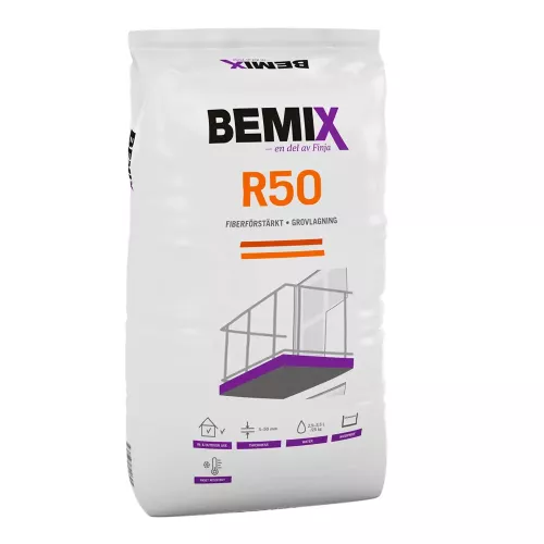Lagningsbruk Bemix R50 48x20kg Finja