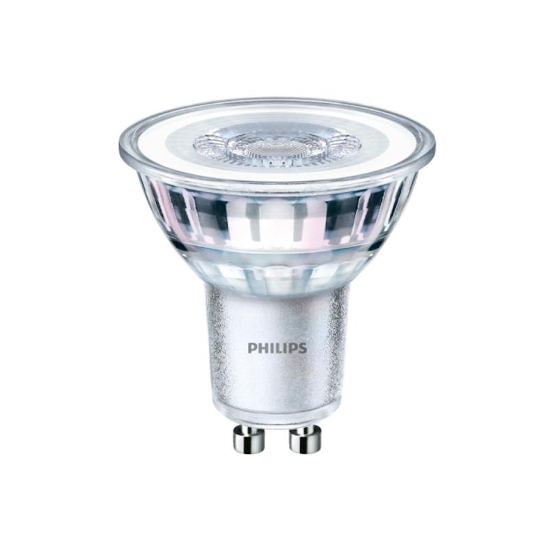 LED Spot Glas Ikke Dæmpbar 35W GU10 Varmhvid 4stk Philips