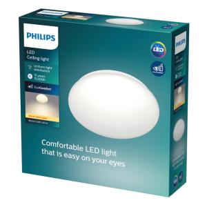 Plafond Moire, LED, 6W, IP20, White, Philips