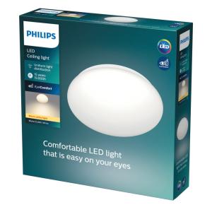 Plafond Moire, LED, 10W, IP20, White, Philips