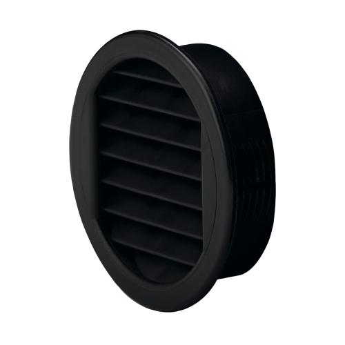 Udluftningsgitter Skab 50mm, Sort, 4stk, Fresh