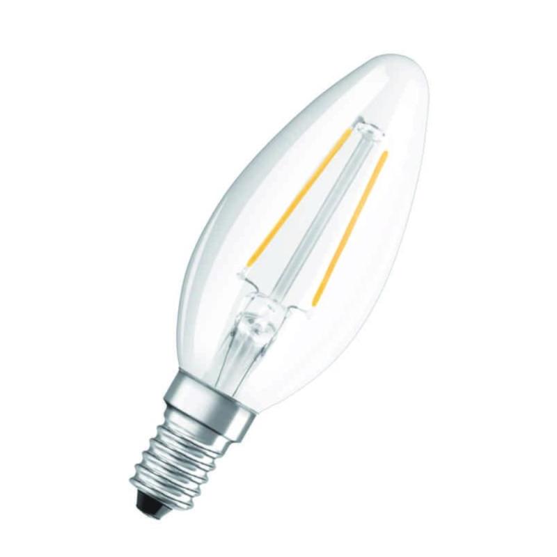 LED Lampe, Krone, Klar, LED Retrofit Classic B, 4W, E14, 6stk, Osram