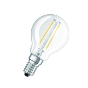 LED Lamp, Clear, LED Retrofit Classic P, 2.5W, E14, 6pcs, Osram