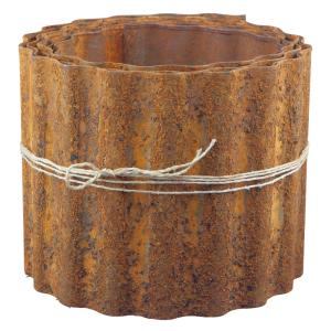 Discount And Grass Edging, Roll Rust, 5mx16cm, 6pcs, Vastbo