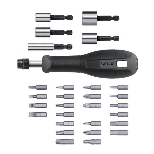 Bitsmejselset Med Korta Bits HSS, 29 Del, Hultafors 444505