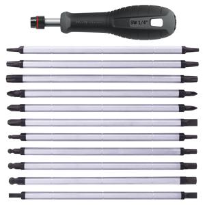 Bitsmejselset Med HSS Långa Bits 12-Delar Hultafors